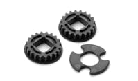 #XR305578 - TEAM XRAY FIXED PULLEY FOR LAYSHAFT WITH BEARINGS 20T (2)