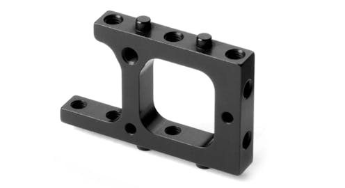 #XR306204 - TEAM XRAY ALU SERVO MOUNT - BLACK