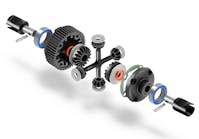 #XR324902 - TEAM XRAY GEAR DIFFERENTIAL - LCG - SET