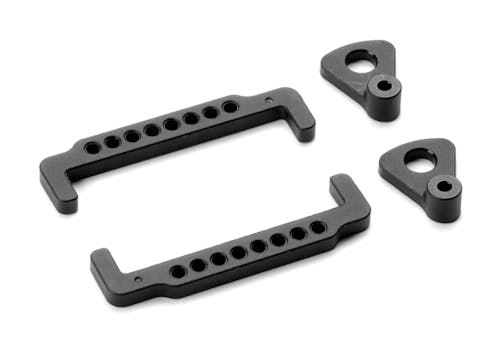 #XR326176 - TEAM XRAY COMPOSITE LIPO BATTERY BACKSTOP FOR BENT SIDES CHASSIS (2+2)