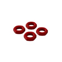 #AR310906 - ARRMA Aluminum Wheel Nut 17mm Red (4)