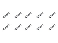 #AR320005 - ARRMA Body Clip 6mm Black (10)