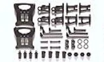Pièces De Rechange En Alliage D'Aluminium Bleu Pour Voiture RC Tamiya TT02 - Neuf