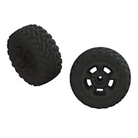 #ARA550052 - ARRMA dBoots 'Ragnarok Mt' Tire Set Glued Black (2)