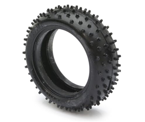 #BBT08 - MINI SPIKE - 4WD FRONT TYRES - PINK COMPOUND