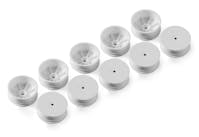 #XR329900-M - TEAM XRAY 2WD FRONT WHEEL AERODISK WITH 12MM HEX IFMAR - WHITE (10)