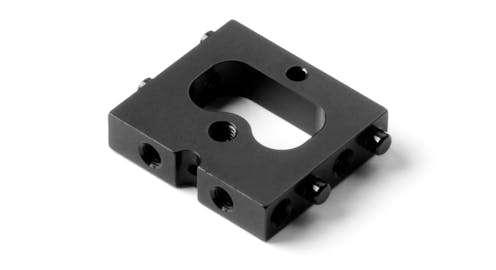 #XR306205 - TEAM XRAY ALU FORWARD SERVO MOUNT - BLACK