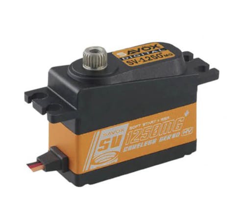#SAV-SV1250MG+ - SAVOX HV DIGITAL MINI CYCLIC SERVO 8KG/0.095S@7.4V - PLUS