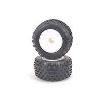 #U6877 - Schumacher Stagger Rib-Yell-Truck Tyre - Pre-Glued pr