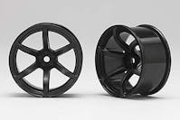 #RP-6213B8 -  Racing Performer Drift Wheel 6 spoke 02 (8mm Offset·Black·2pcs)