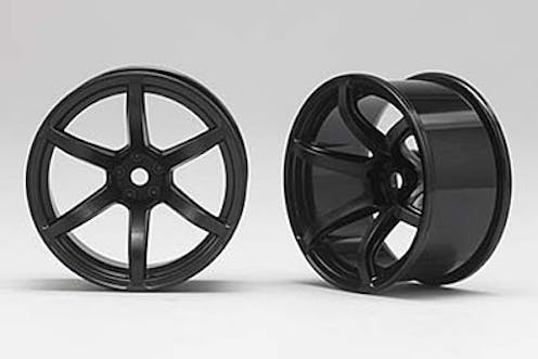 #RP-6213B8 - Racing Performer Drift Wheel 6 spoke 02 (8mm Offset·Black·2pcs)