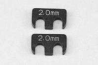 #Y2-008RA7 -  YD-2/YD-4 Spacer 2.0mm for Adjustable Rear "H" Arm (2pcs)