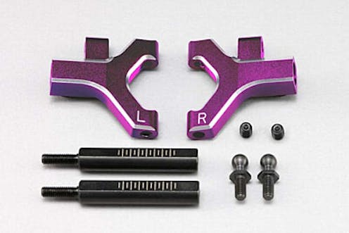 #Y2-P08FSC -  YD-2/YD-4 Aluminum Front Short Lower A arm Set (Purple/Bevel Edge)