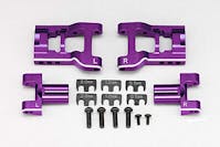 #Y2-P08RAS -  YD-2/YD-4 Aluminum Adjustable Rear Short "H" Arm Kit (Purple/Bevel Edge)