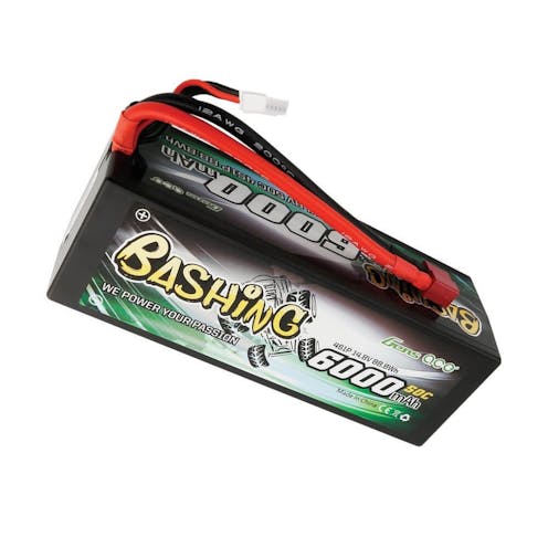 #GE3-6000-4D - GENS ACE Battery LiPo 4S 14.8V-6000-50C(Deans) 139x46x49mm 520g