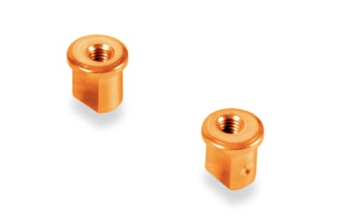 #XR372317-O - TEAM XRAY ALU ECCENTRIC BUSHING 0.5MM - ORANGE (2)