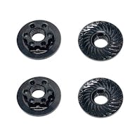 #AS92254 - TEAM ASSOCIATED FT NUTS - M4 LOW PROFILE WHEEL NUTS BLACK