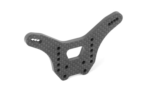 #XR323089 - TEAM XRAY XB2 GRAPHITE SHOCK TOWER - 4-HOLES - LCG - REAR - 4.0MM