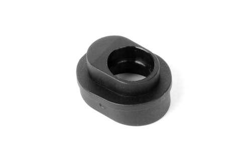 #XR362371 - TEAM XRAY COMPOSITE ANGLED HUB FOR BEVEL DRIVE GEAR - FRONT HS BULKHEAD - 1 DOT