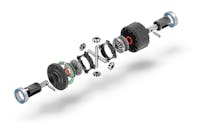 #XR365100 - TEAM XRAY XB4 ACTIVE DIFFERENTIAL - FRONT/REAR - SET