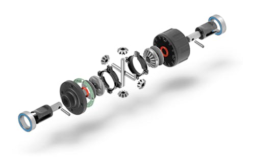 #XR365100 - TEAM XRAY XB4 ACTIVE DIFFERENTIAL - FRONT/REAR - SET