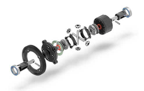 #XR365101 - TEAM XRAY XB4 ACTIVE DIFFERENTIAL - CENTER - SET