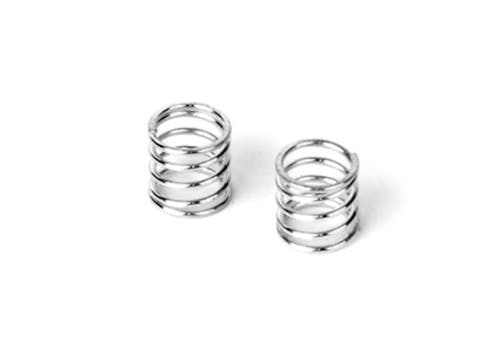 #XR372187 - TEAM XRAY FRONT COIL SPRING FOR 4MM PIN C=1.8-2.0 - SILVER (2)