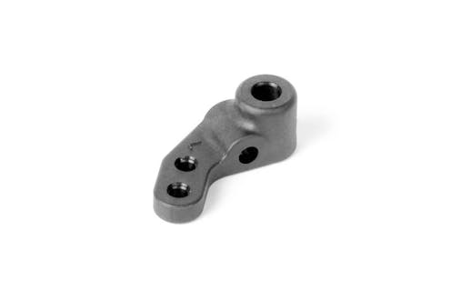 #XR372224 - TEAM XRAY COMPOSITE STEERING BLOCK FOR 4MM KING PIN - LEFT - GRAPHITE