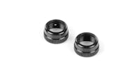 #XR308352-K - TEAM XRAY ALU SHOCK CAP-NUT WITH VENT HOLE - BLACK (2)