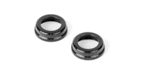 #XR308354-K - TEAM XRAY ULP ALU SHOCK CAP-NUT WITH VENT HOLE - BLACK (2)