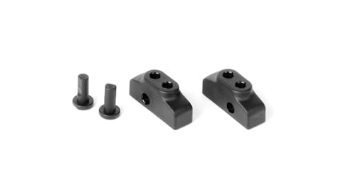#XR306192 - TEAM XRAY COMPOSITE ADJUSTABLE BATTERY HOLDER & BACKSTOP (2+2)