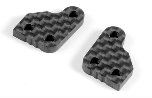 #XR322293 - TEAM XRAY GRAPHITE EXTENSION FOR STEERING BLOCK (2) - 3 SLOTS