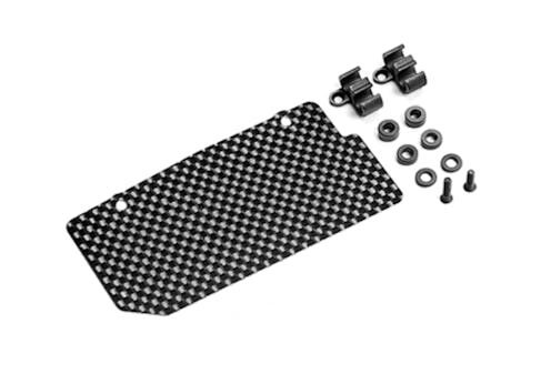 #XR358660 - TEAM XRAY GRAPHITE 125CC FUEL TANK GUARD