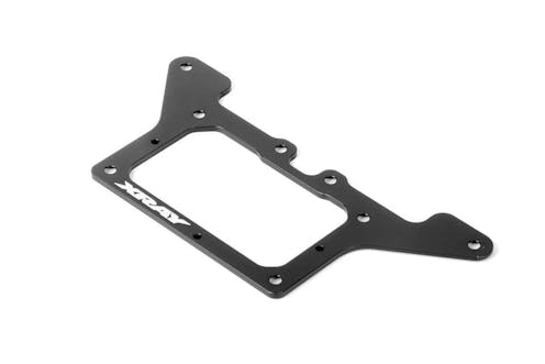 #XR371159 - TEAM XRAY X12'21 ALU 2.0MM REAR POD LOWER PLATE - 7075 T6