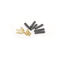 Core RC #CR765 - CORE RC 4.0mm Gold Banana Bullets M/F 3prs + Shrink Tube