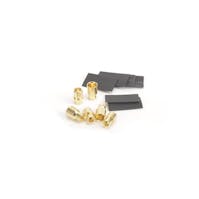 Core RC #CR767 - CORE RC 8.0mm Gold Banana Bullets M/F 3prs + Shrink Tube
