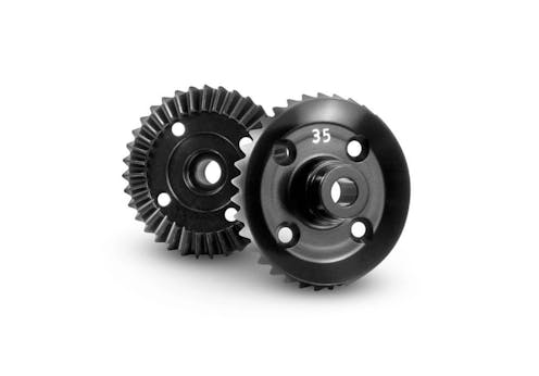 #XR364945 - TEAM XRAY ALU DIFF. BEVEL GEAR 35T - 7075 T6 HARD COATED