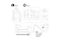#TA115859 - TAMIYA LN PARTS (BLACK) X 1 COMICAL