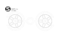 #TA115861 - TAMIYA S PARTS (SPOKES X 2) X 1 COMICAL