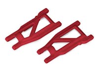 #TRX3655L - Traxxas Suspension arms, Red, Front & Rear (left & right) (2 pcs) (heavy duty, cold weather material)