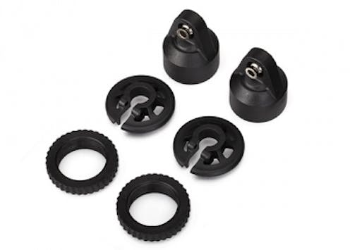 #TRX7764 - Traxxas Shock caps, GTX shocks / spring perch / adjusters / 2.5x14mm CS (2 pcs) (for 2 shocks)