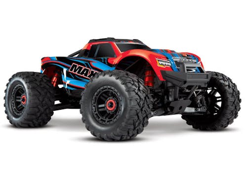 #TRX89076-4-REDX - Traxxas RedX Maxx 1:10 4X4 Brushless RTR Monster Truck (+ TQi, TSM, VXL-4S, Velineon 540XL)