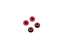 #BO7002 - Balls Out 4mm Serrated Nyloc Wheel Nut - 4pcs - Red