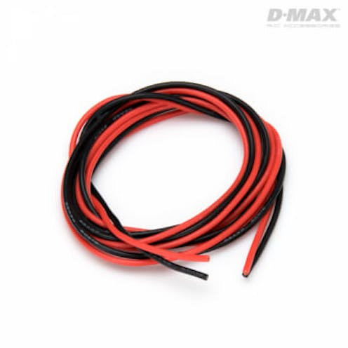 #B9231 - D-Max 22g Wire Red & Black - 1m