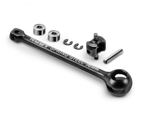 #XR305409 - CVD BB DRIVE SHAFT 50MM - HUDY SPRING STEEL - SET