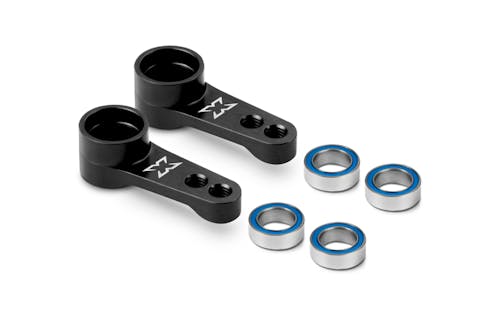 #XR302525-K - ALU DUAL SERVO SAVER ARM - BLACK + BALL-BEARINGS (2)