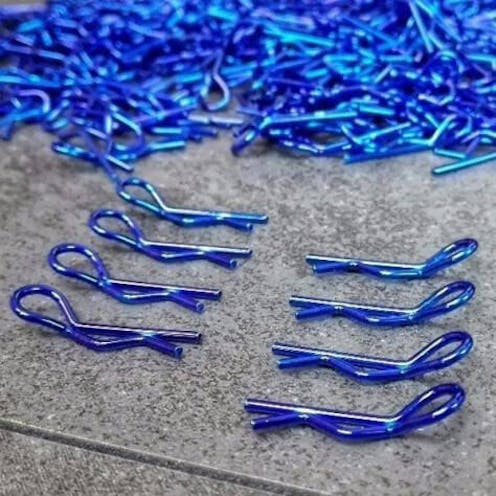 #BD-BC-88-BL - Bitty Design Body Clips Large - 1/5 - 1/7 - 1/8 - Blue