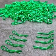 #BD-BC-88-GR - Bitty Design Body Clips Large - 1/5 - 1/7 - 1/8 - Green