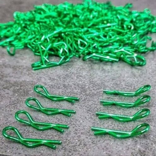 #BD-BC-88-GR - Bitty Design Body Clips Large - 1/5 - 1/7 - 1/8 - Green