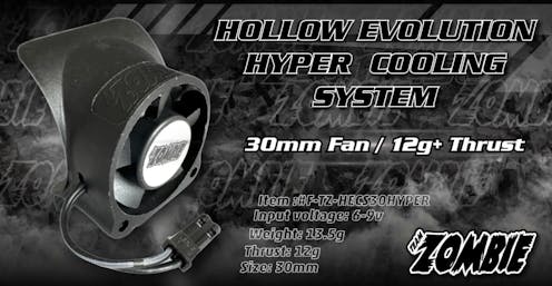 #F-TZ-HECS30HYPER - ZOMBIE Hollow Evolution Hyper Cooling System generates static wind pressure